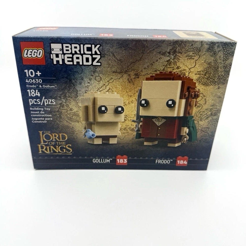 Lego BrickHeadz: Lord of the Rings: Frodo & Gollum, 40630 (New/Sealed) - Retired